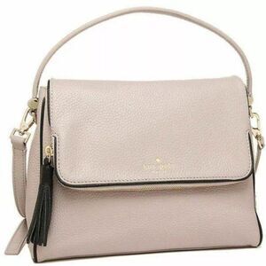 Kate Spade Miri Chester Street Satchel Shoulder Crossbody Handbag Beige Black